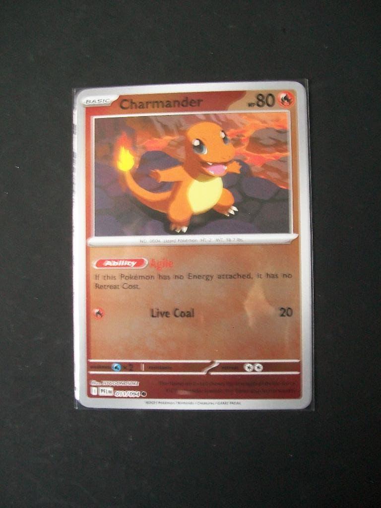 9538. Nieuwe Pokemon Kaart Holofoil CHARMANDER HP 80 011/094, Verzenden, Nieuw, Losse kaart, Foil