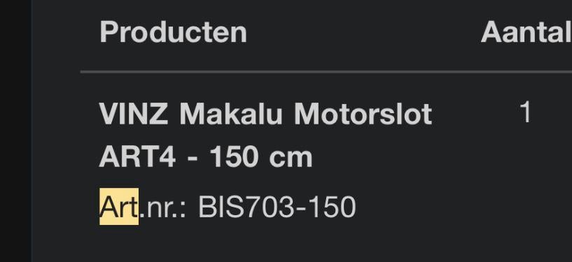 ART 4 Slot, Eén persoon, Overige soorten