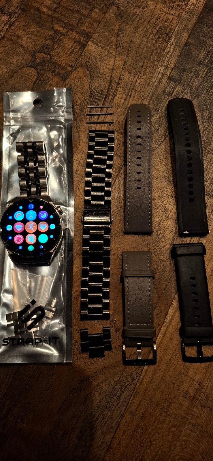 Huawei Watch GT 3 Pro met extra bandjes en lange accuduur, Sieraden, Tassen en Uiterlijk, Smartwatches, Ophalen, Zo goed als nieuw