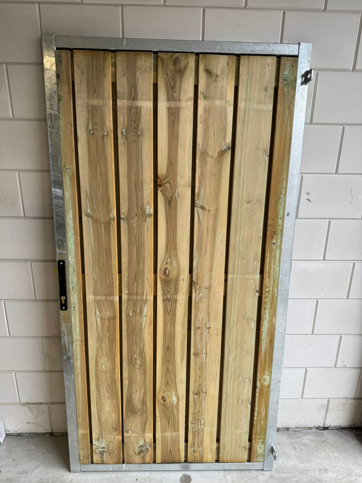 Opruiming schowroom poortje hoogte 170 x97 cm incl sluitwerk, Tuin en Terras, Ophalen, Nieuw, Stema, Draaipoort