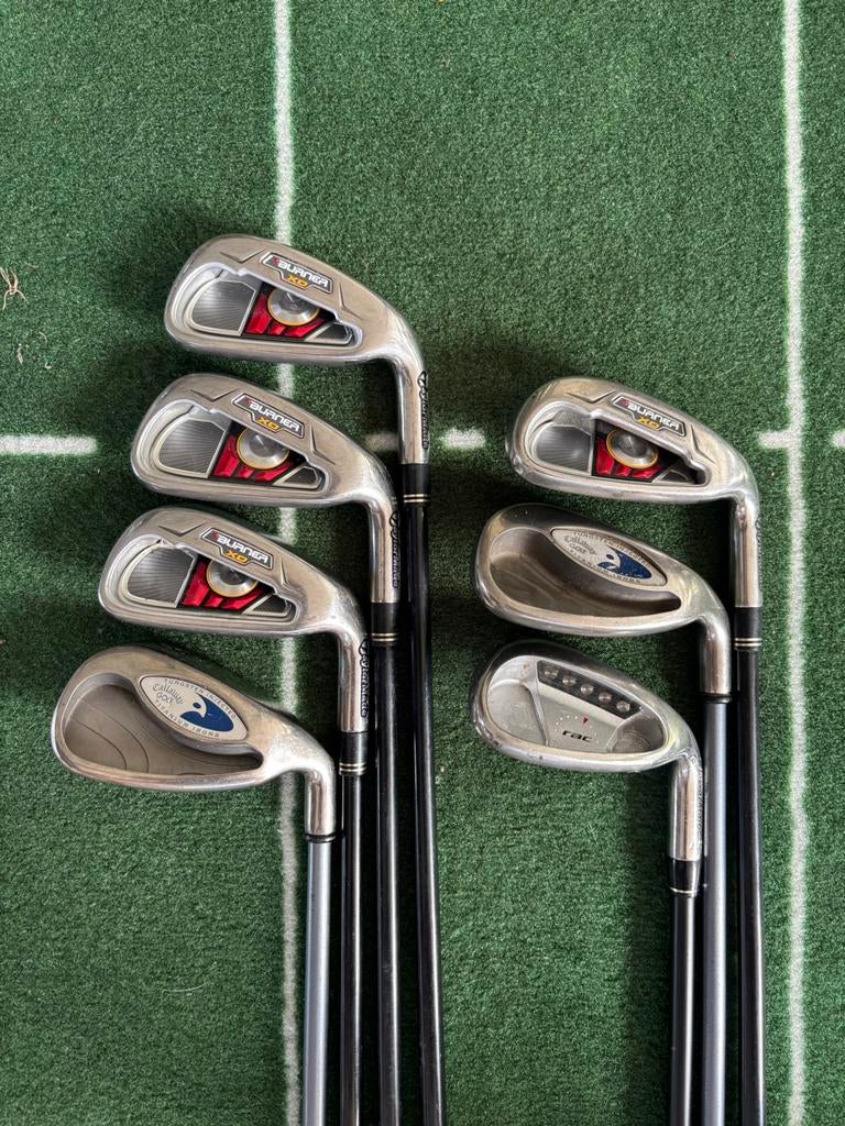 Gemixte ijzerset | Taylormade, Callaway, Sport en Fitness, Golf, Zo goed als nieuw, Set, Callaway, Ophalen of Verzenden