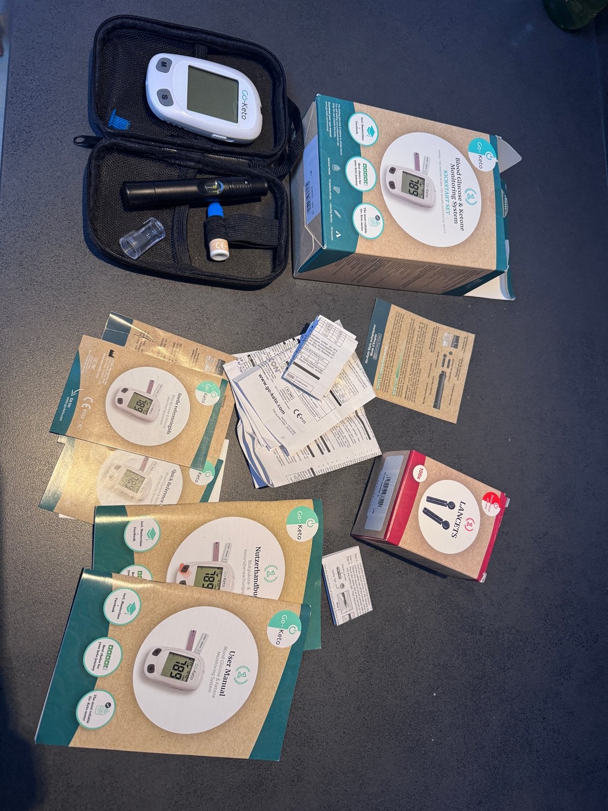Go-Keto Bloedglucose & Ketonen Monitoringsysteem, Sport en Fitness, Ophalen of Verzenden, Zo goed als nieuw, Overige typen