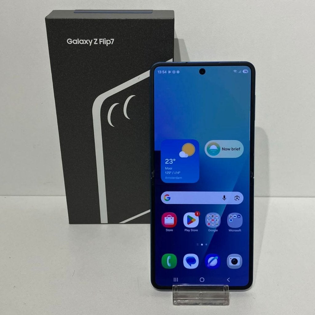 Samsung Galaxy Z Flip 7 512GB Blue in Doos Zeer Nette Staat