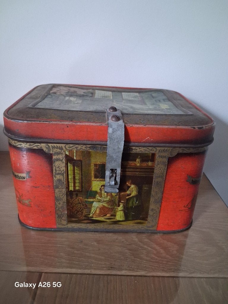 Vintage blik, Ophalen of Verzenden, Gebruikt, Overige, Overige merken