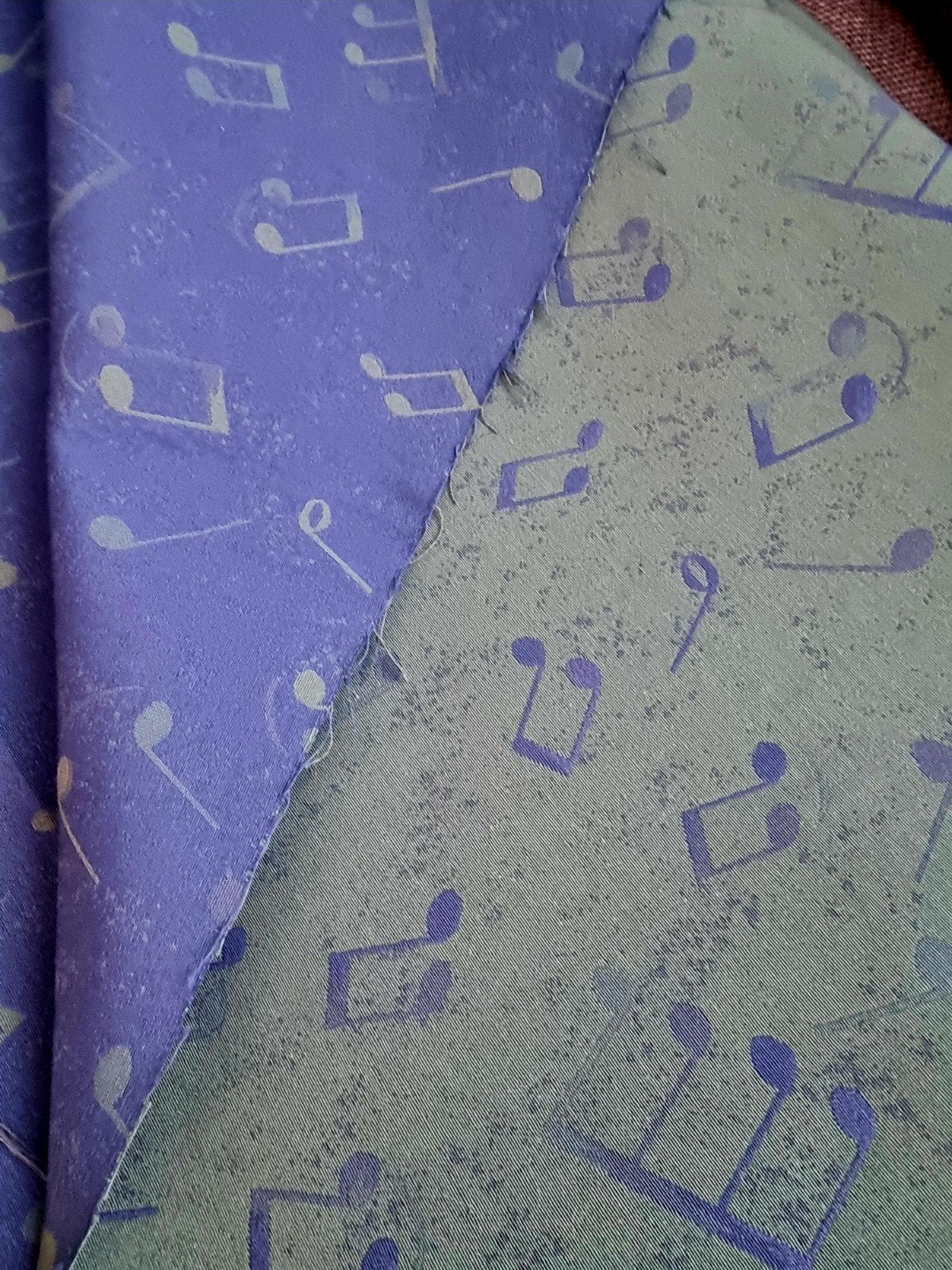 Muzieknoten design fabric stof 3,90m, Hobby en Vrije tijd, Ophalen of Verzenden