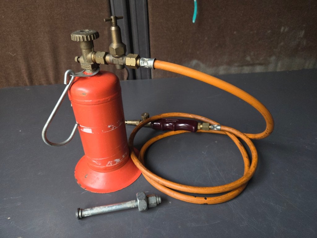 soldeerbrander set met karweifles, Doe-het-zelf en Verbouw, Ophalen of Verzenden, Gebruikt