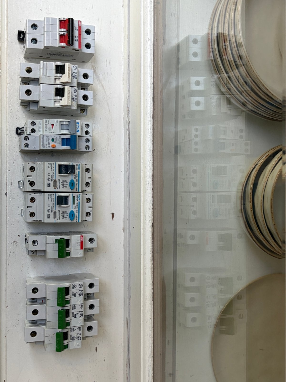 Diverse elektrische componenten: aardlekschakelaars, automat, Ophalen of Verzenden, Gebruikt, ABB, Aardlekschakelaar