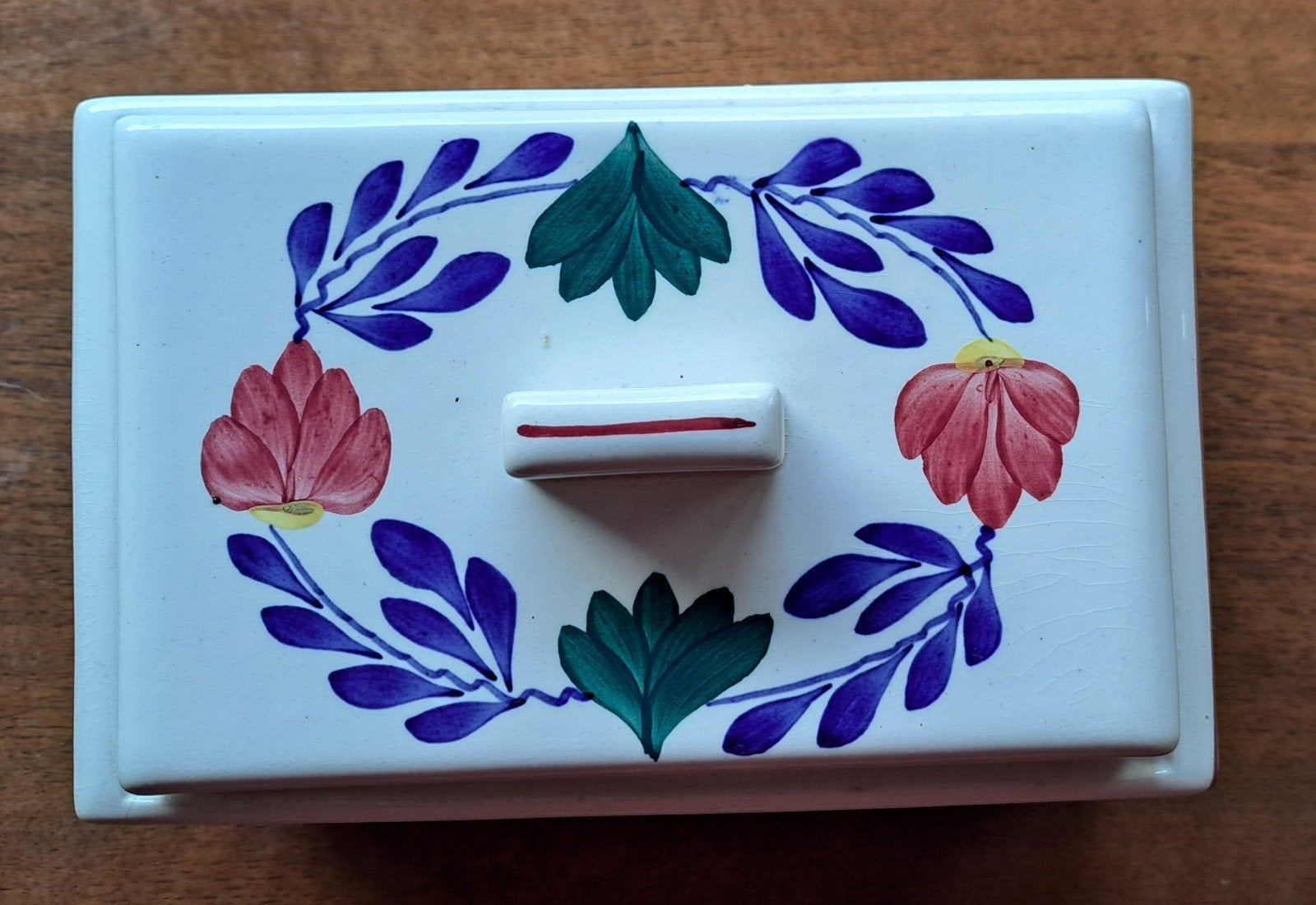Te koop boerenbont koekdoos 483a, Ophalen of Verzenden