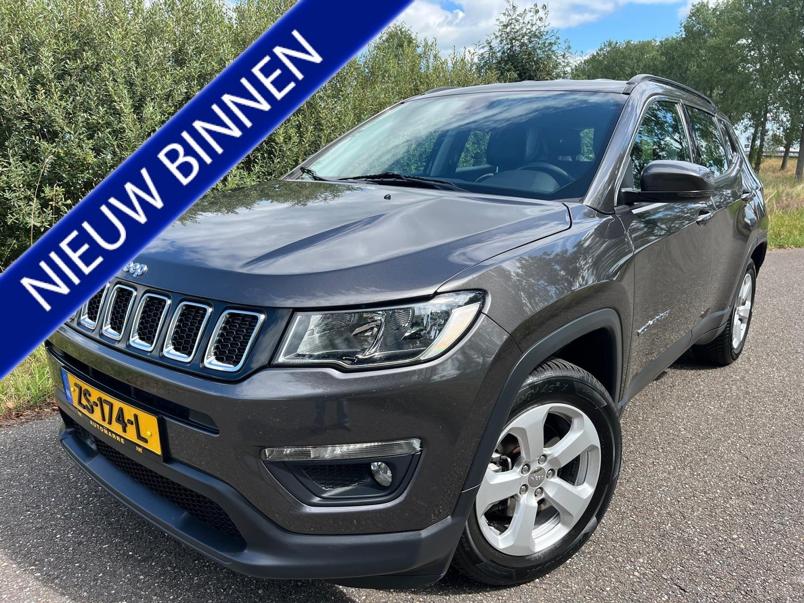 Jeep Compass 1.4 | Clima | Cruise | Navi | Bluetooth | Achte, Auto's, Voorwielaandrijving, 450 kg, Gebruikt, Euro 6