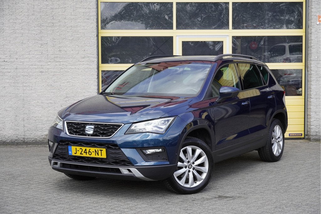 SEAT Ateca 1.5 TSI 150PK! Style Business Intense BJ2020 Lmv, Auto's, Seat, Voorwielaandrijving, 4 cilinders, 150 pk, Blauw