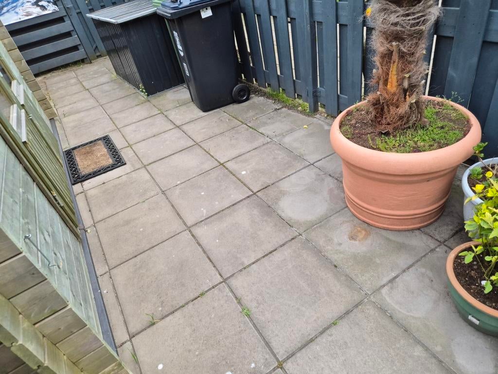 Tuintegels 50x50x5 20st gratis, Tuin en Terras, Tegels en Klinkers, Ophalen, Gebruikt, Beton, Terrastegels