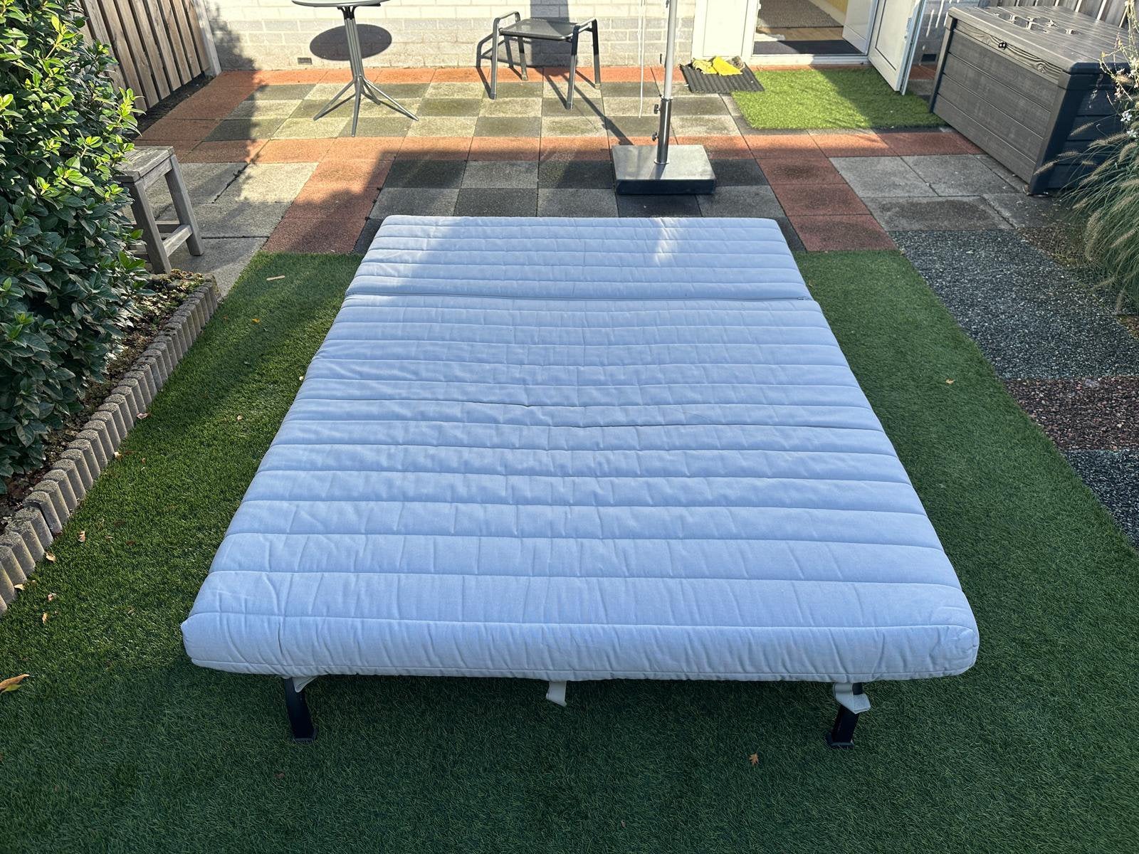 Opvouwbaar bed 140/200, Huis en Inrichting, Ophalen, Verstelbaar, Zwart, Neutraal