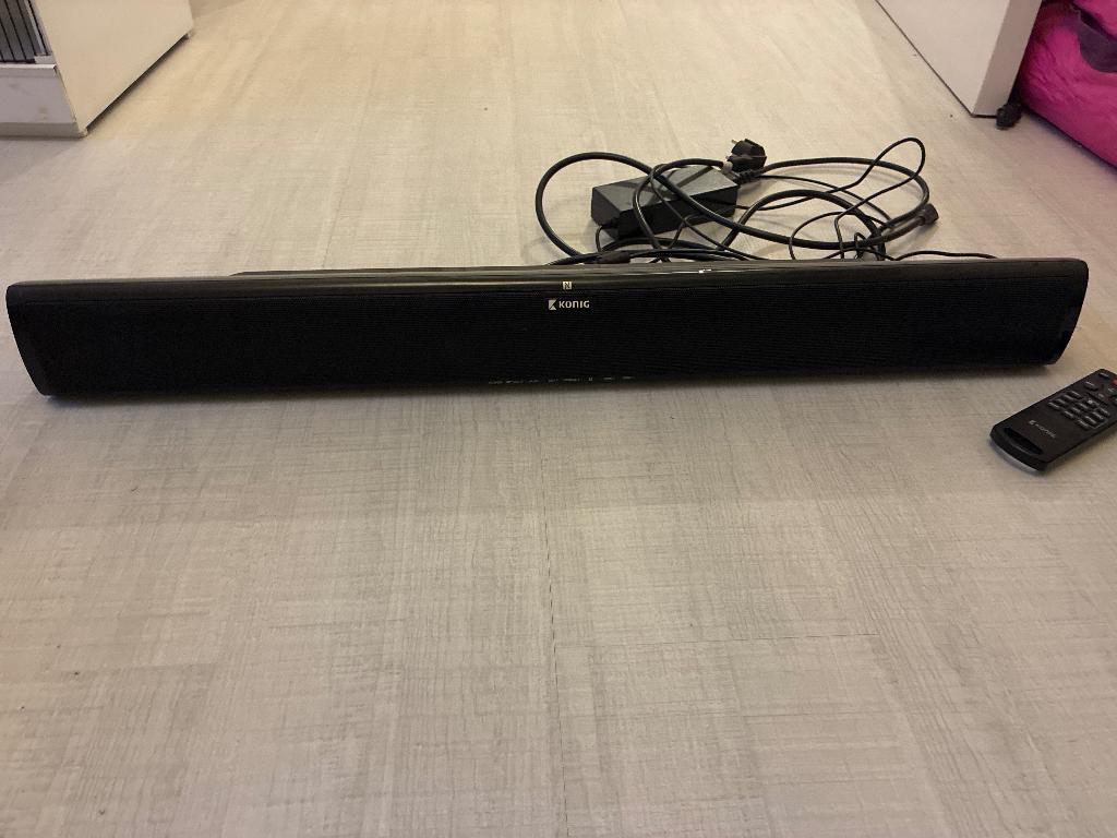 Kunig soundbar, Ophalen of Verzenden, Zo goed als nieuw