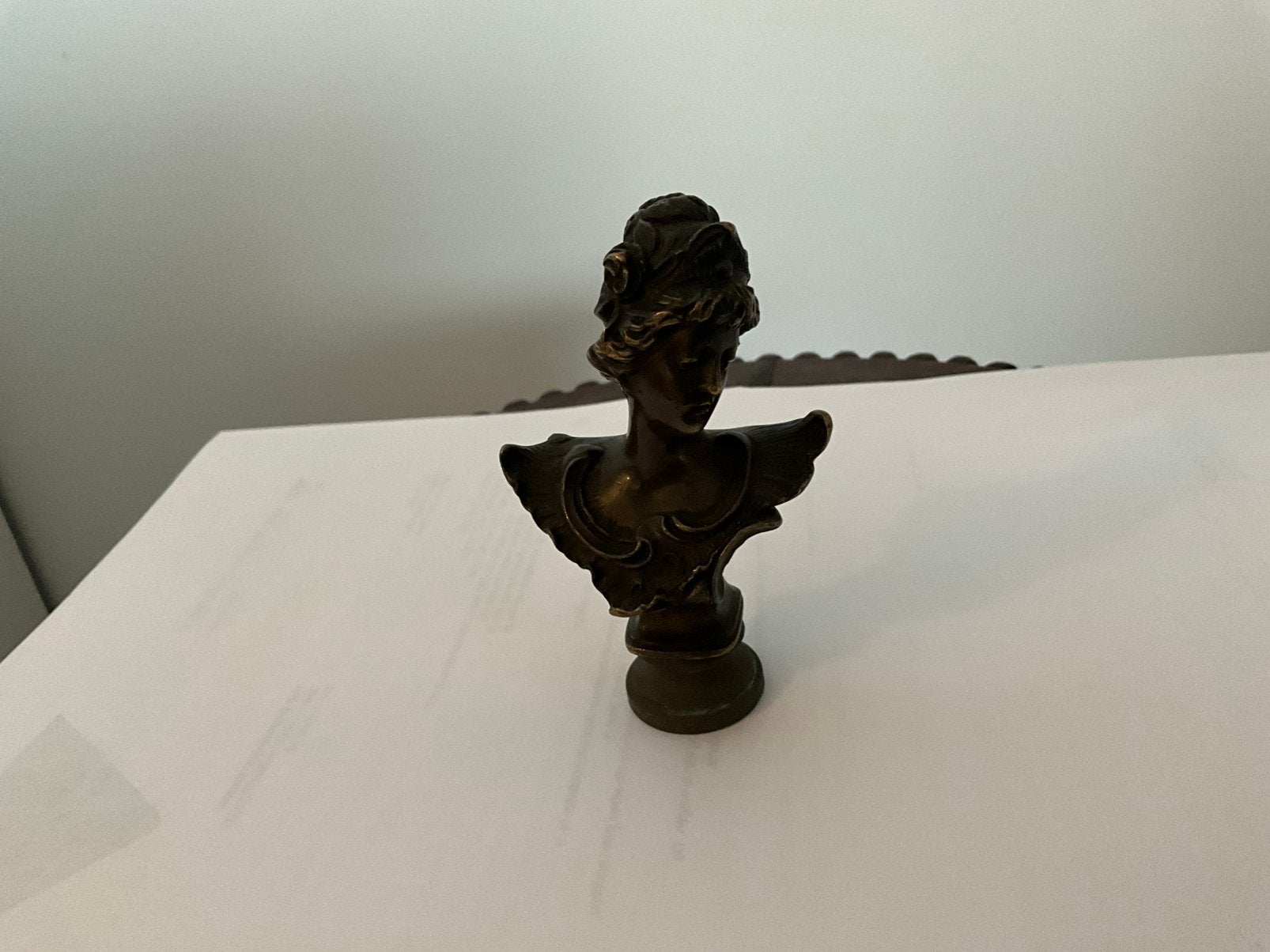 Brons beeldje art nouveau 19 eeuw Frankrijk, Ophalen of Verzenden