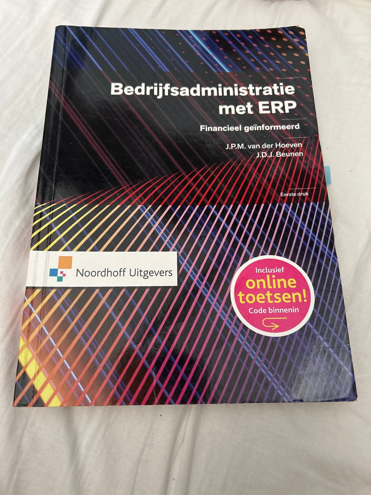 Studieboek: Bedrijfsadministratie met ERP - Financieel geïnf, Ophalen of Verzenden, Gamma, Zo goed als nieuw, MBO