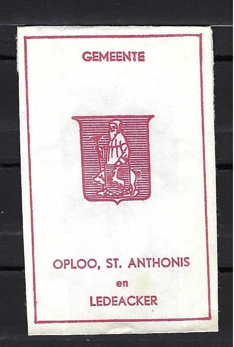 2793 Oploo, St. Anthonis en Ledeacker GEMEENTE, Ophalen of Verzenden, Nederland