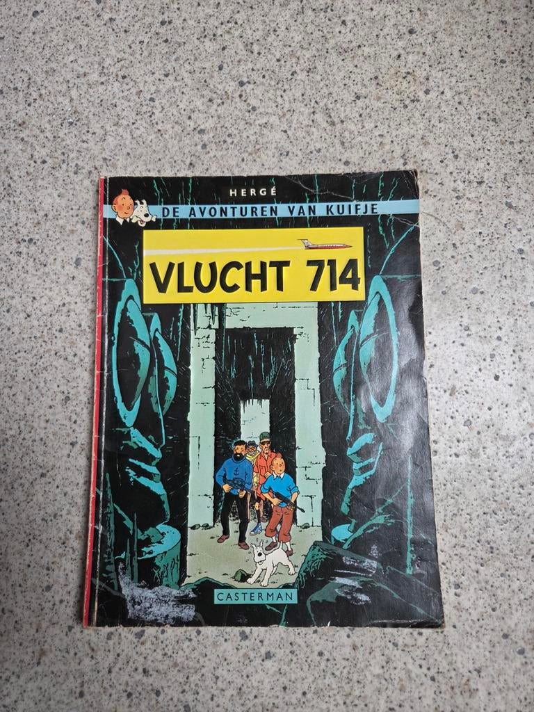 Kuifje Vlucht 714 & Michel Vaillant Concerto, Boeken, Stripboeken, Meerdere stripboeken, Ophalen of Verzenden, Gelezen, Hergé, Jean Graton