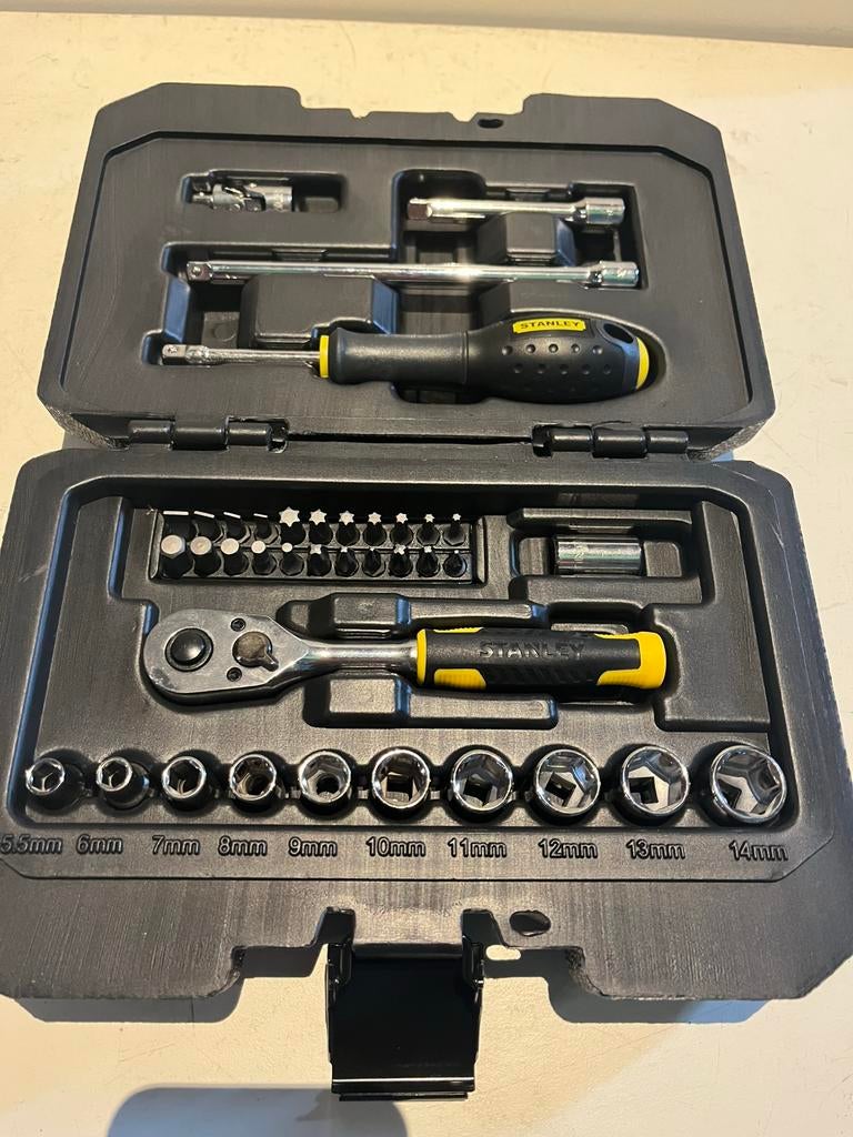STANLEY 38 Delige Ratel/Doppenset NIEUW, STANLEY, Nieuw, Ophalen of Verzenden, Info@stanley.nl
