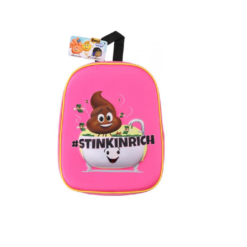 Emoji Rugzak 3d - STINKINRICH - Roze 34 X 26 X 11 Cm - NIEUW, Ophalen of Verzenden, Nieuw, Overige merken, 30 tot 45 cm