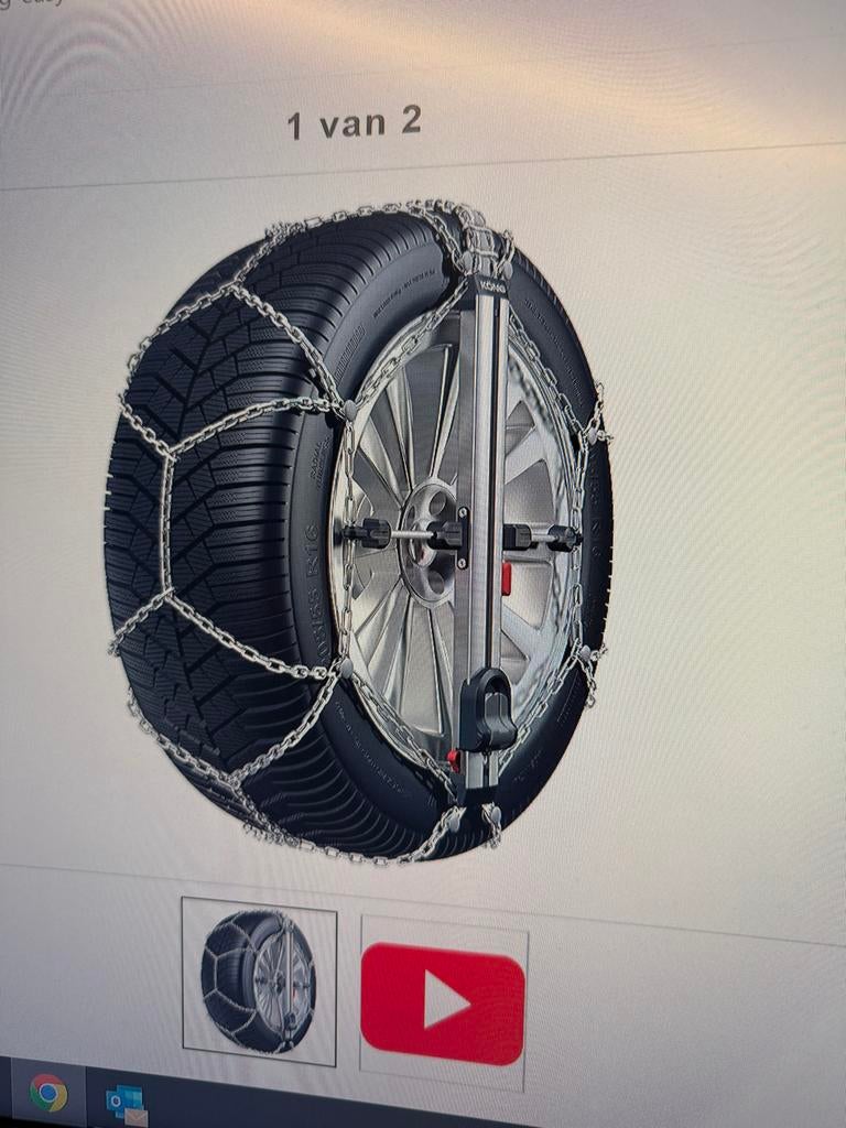 König EasyFit CU-9 104 Sneeuwkettingen - Nieuwstaat, Ophalen of Verzenden, Zo goed als nieuw