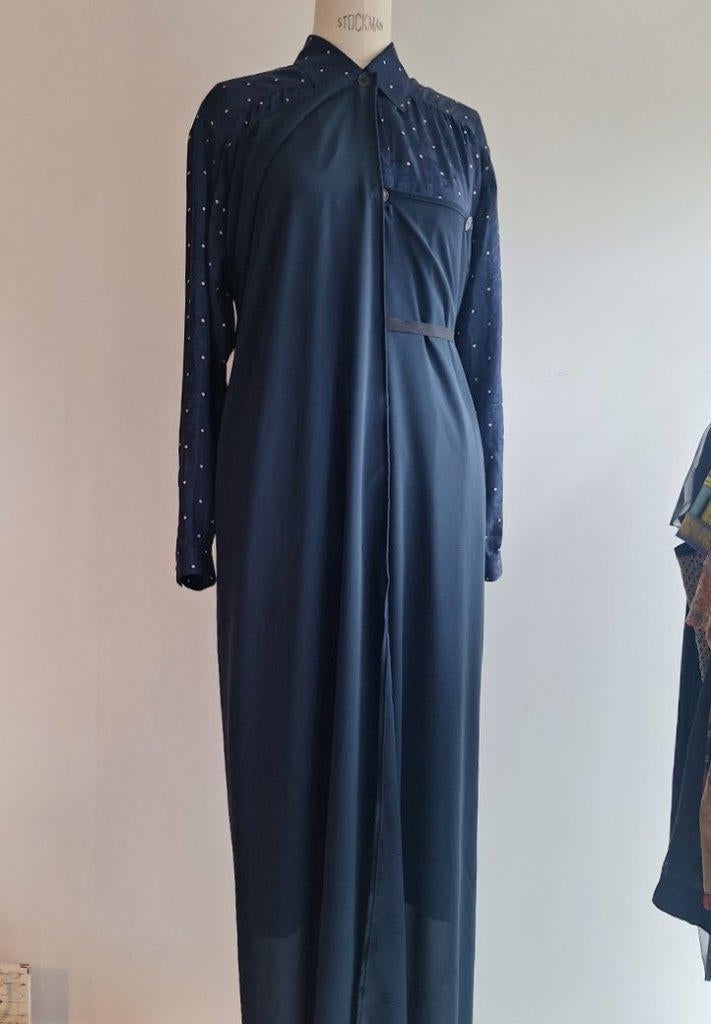 Gucci jurk vintage zijde retro look maat medium large, Kleding | Dames, Blauw, Maat 42/44 (L), Nieuw, Ophalen of Verzenden