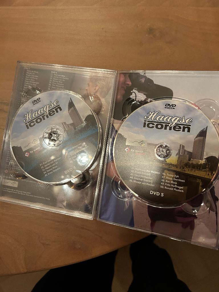 5 dvd box Haagse iconen origineel, Ophalen, Alle leeftijden, Zo goed als nieuw, Boxset