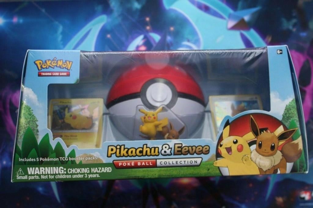 Pokemon pikachu & eevee pokeball collection box sealed., Ophalen of Verzenden, Zo goed als nieuw, Boosterbox, Foil