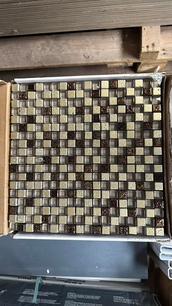 Barwolf Glasmozaiek Gold, Verzenden, Keramiek, Nieuw, Minder dan 20 cm