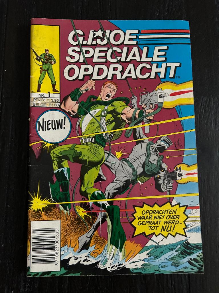 G.I. Joe comic nummer 1 uit 1986, Europa, Junior Press, Ophalen, Gelezen