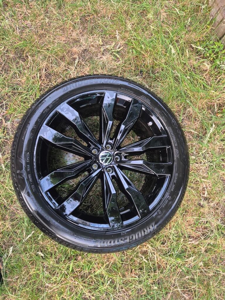 WW TOUAREG  R LİNE velgen met banden 21inch, Gebruikt, Band(en), Zomerbanden, 21 inch