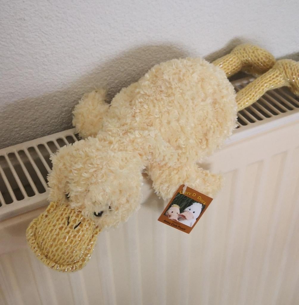 Knuffel Davy D Duck., Ophalen of Verzenden, Nieuw, Eend