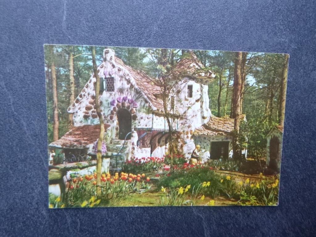 Kaatsheuvel, de Efteling Hans en Grietje 1974, Verzamelen, Ansichtkaarten | Nederland, Verzenden, 1960 tot 1980, Gelopen, Noord-Brabant