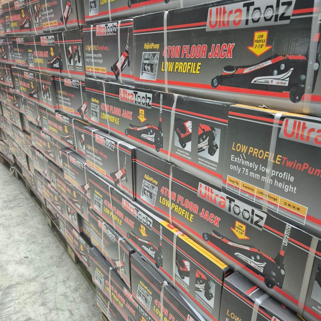 UltraToolz Garagekrik 4 Ton – extra Laag 7,5 cm, Auto diversen, Krikken, Nieuw, Garagekrik, Hydraulisch, Ophalen of Verzenden