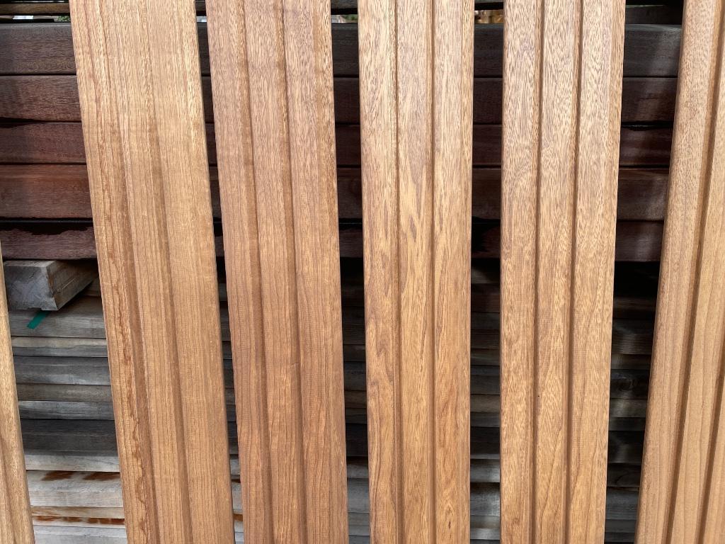 Frake triple en dubbel rhombus design blokprofiel, Ophalen, Planken, Nieuw, Hardhout
