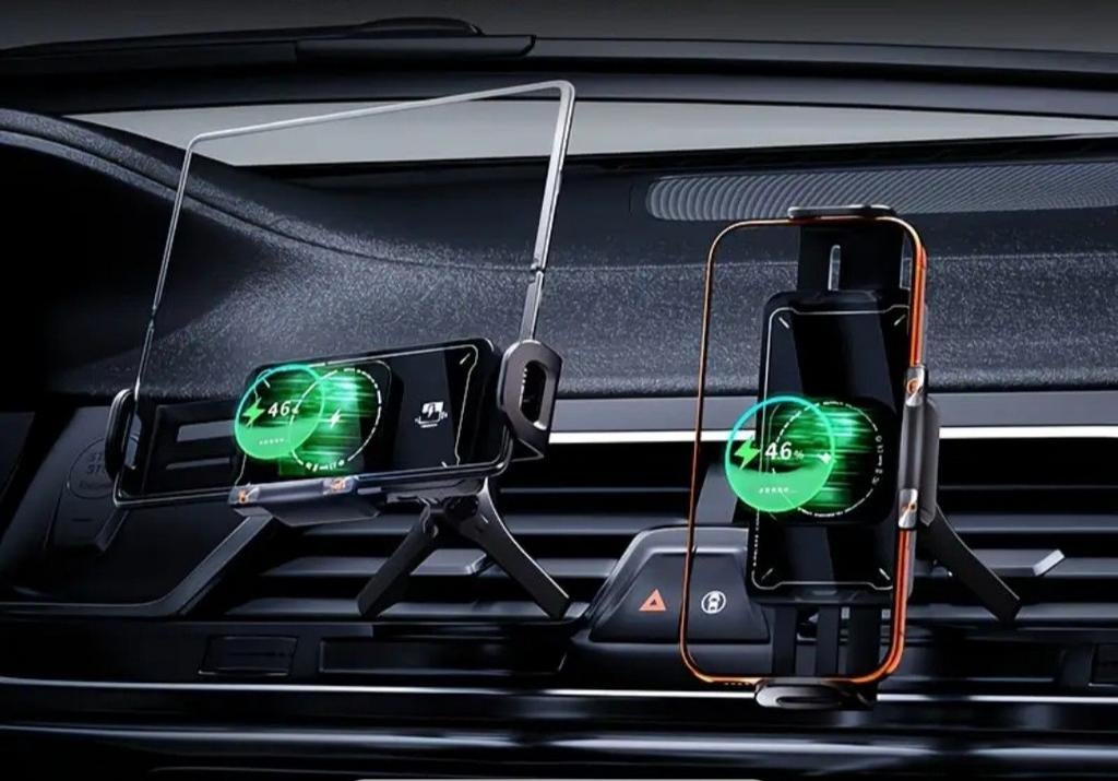 Draadloze Auto Oplader met Automatish klem Telefoonhouder, Ophalen of Verzenden, Nieuw