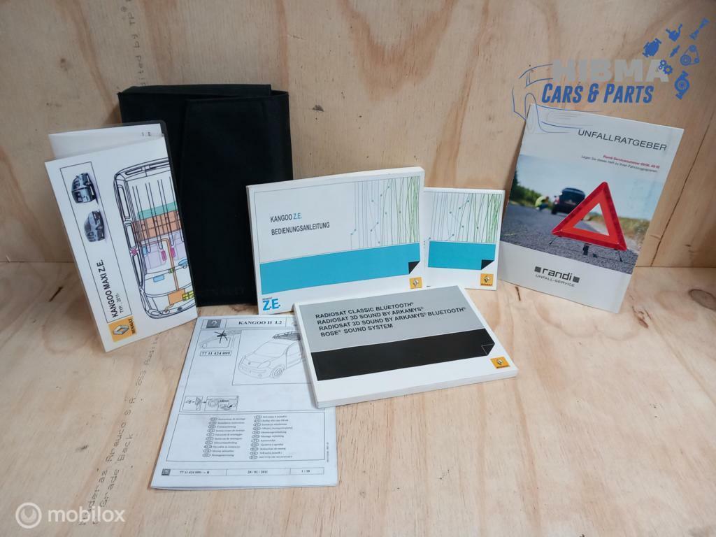 Renault Kangoo Express II Z.E. Instructieboekjes 2009 - 2018, Ophalen of Verzenden, Gebruikt