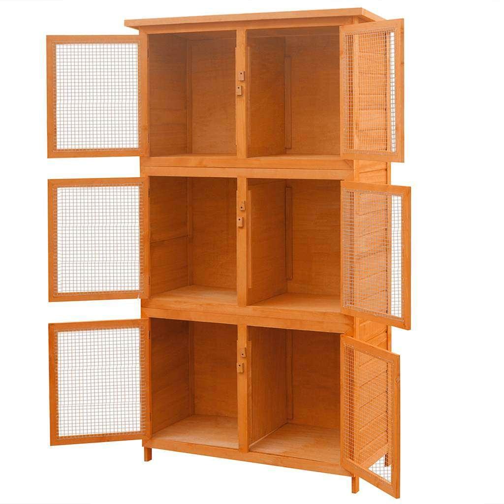 Konijnenhok hok kooi dierenhok 6 kamers GRATIS VERZENDING!, Dieren en Toebehoren, Knaagdieren en Konijnen | Hokken en Kooien, 110 cm of meer