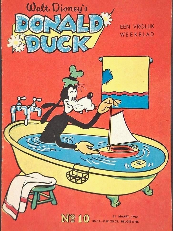 Donald Duck 1961 nr. 10, Boeken, Eén stripboek, Ophalen of Verzenden, Zo goed als nieuw