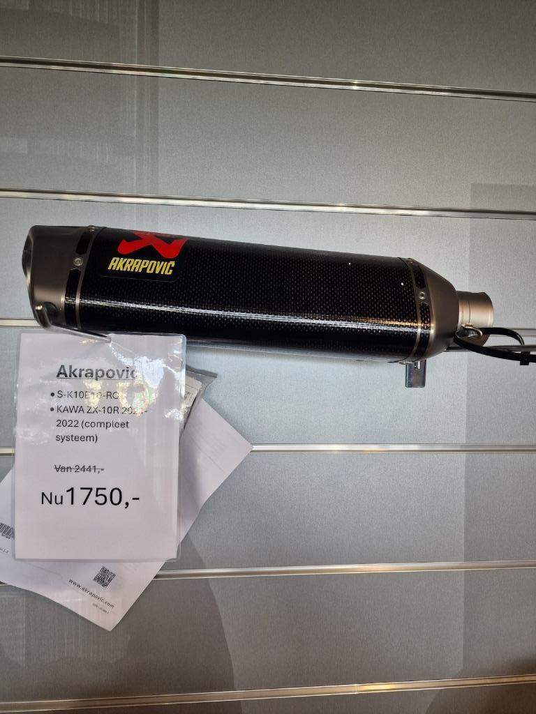 AKRAPOVIC Kawasaki ZX-10R 2021-2022 Compleet S-K10E10-RC, Ophalen, Nieuw