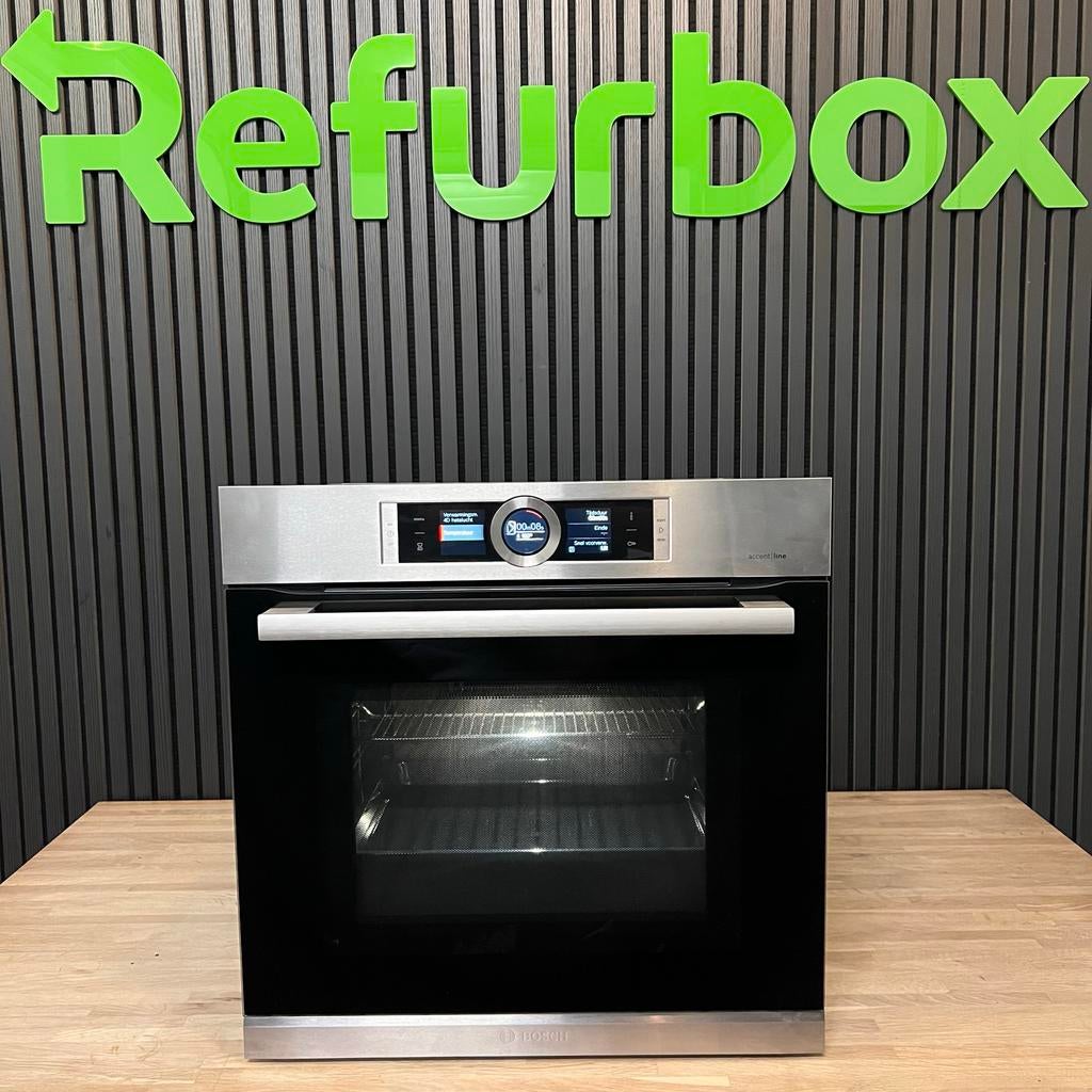 Bosch Serie 8 Inbouw combi magnetron oven, Witgoed en Apparatuur, Ovens, Refurbished, Oven met grill, Inbouw, Bosch