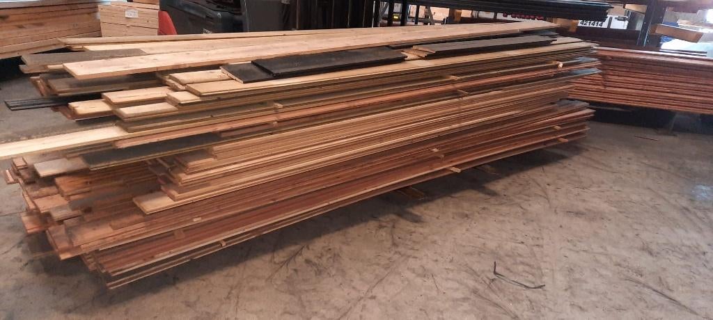 Diverse planken Douglas, Vuren en Geimpregneerd B-Keus, Ophalen, Minder dan 25 mm, Nieuw, Plank