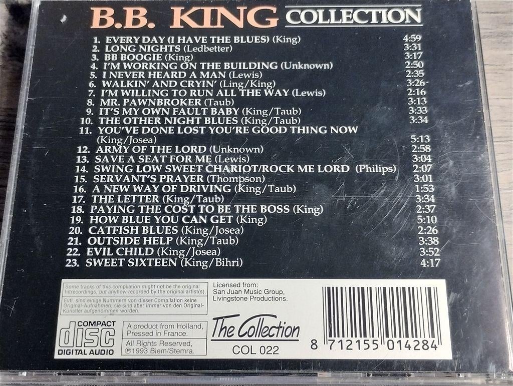 B.B. King - Collection, Ophalen of Verzenden, 1980 tot heden, Zo goed als nieuw, Jazz