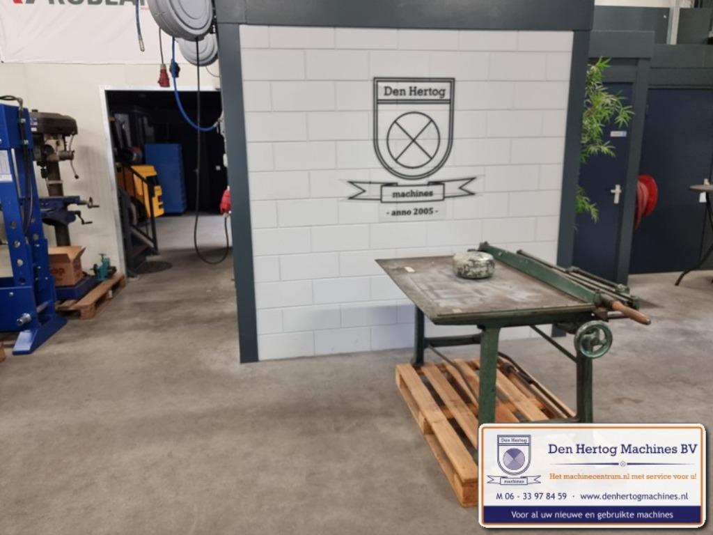Slagschaar 1020x1mm plaatschaar met voetklemming, Doe-het-zelf en Verbouw, Gereedschap | Overige machines, Ophalen, Gebruikt
