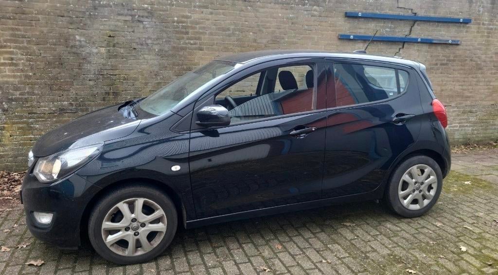 Opel Karl 1.0 Ecoflex 55KW 2016 Zwart Airco zeer netjes