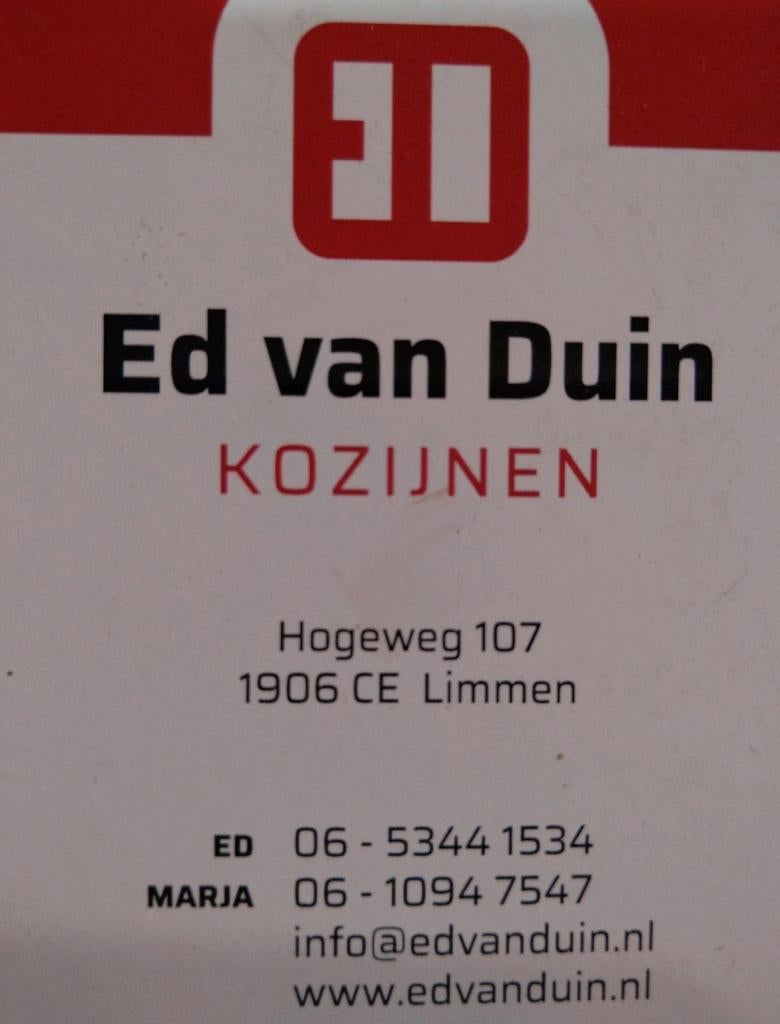 2 set kozijn met dubbele tuindeuren, Nieuw, Ophalen of Verzenden, Buitendeur, Hout