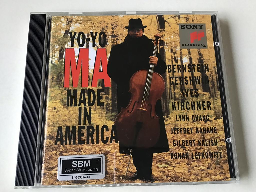 Yo Yo Ma Made in America / Bernstein/Gershwin/Ives/Kirchner, Ophalen of Verzenden, Zo goed als nieuw, Orkest of Ballet