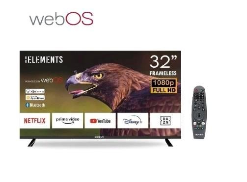 KB ELEMENTS 32 INCH FHD SMART TV FRAMELESS, Overige merken, LED, 50 Hz, Nieuw