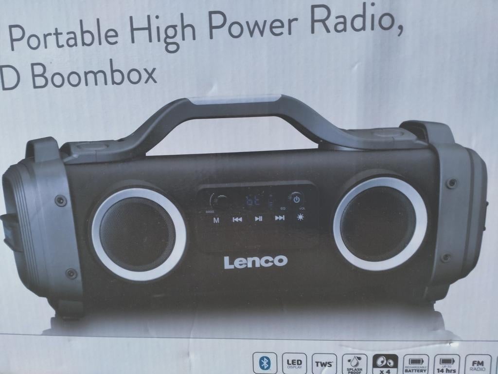 Leneco Bluetooth Speaker - Nieuw!, Overige merken, Nieuw, Ophalen of Verzenden, Minder dan 60 watt