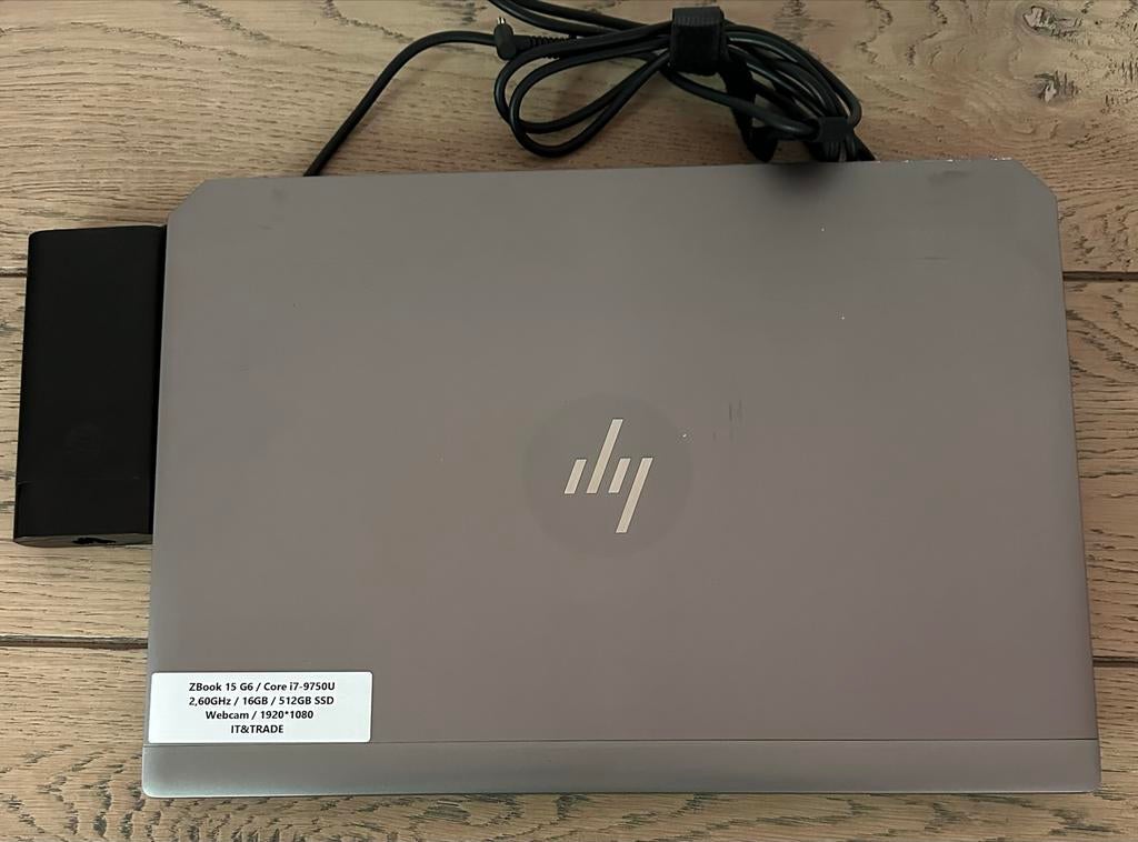 HP ZBook 15 G6 - i7, 16GB, 512GB SSD, Quadro T1000, Computers en Software, Windows Laptops, Refurbished, 15 inch, SSD, 2 tot 3 Ghz