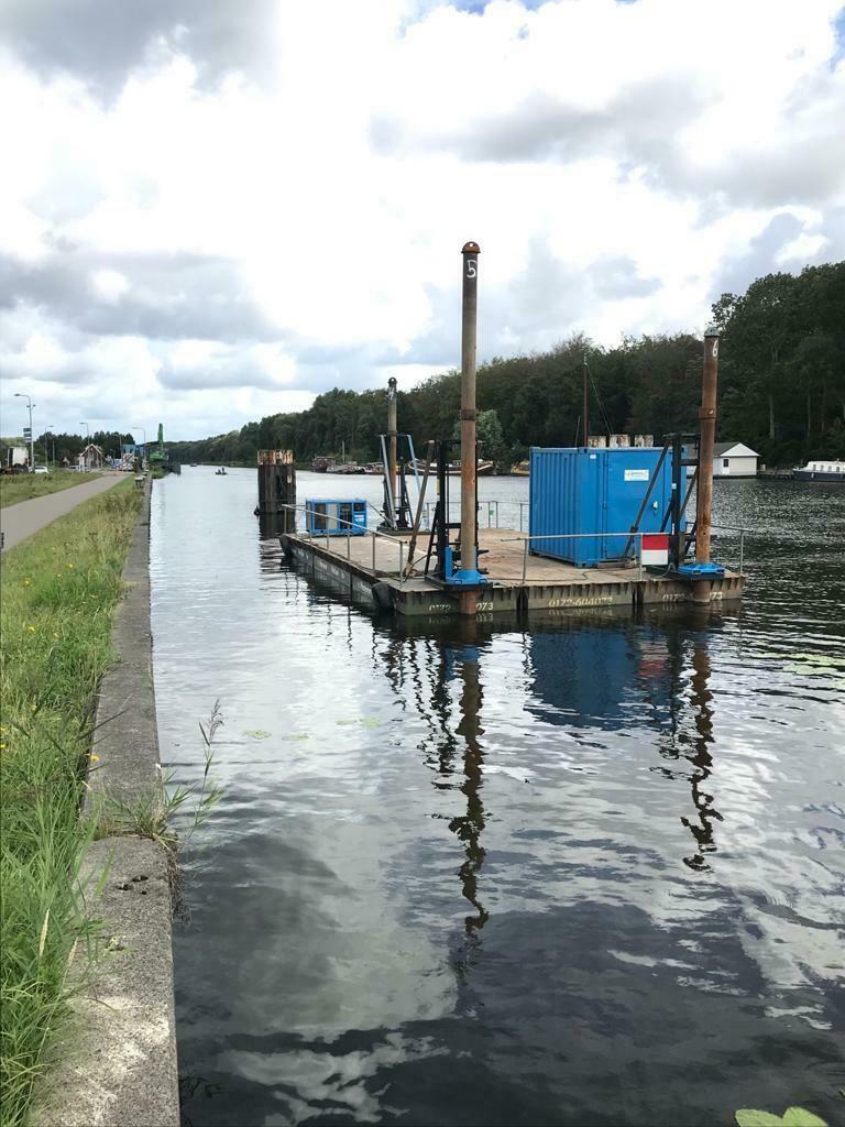 Gekeurde Koppelpontons verhuur ponton loop brug huren, Ophalen, Nieuw, Diesel, Ponton